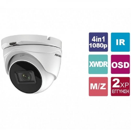 Κάμερα Dome 2.7~13.5mm IP67 Turbo-HD 2MP DS-2CE79D3T-IT3ZF Hikvision