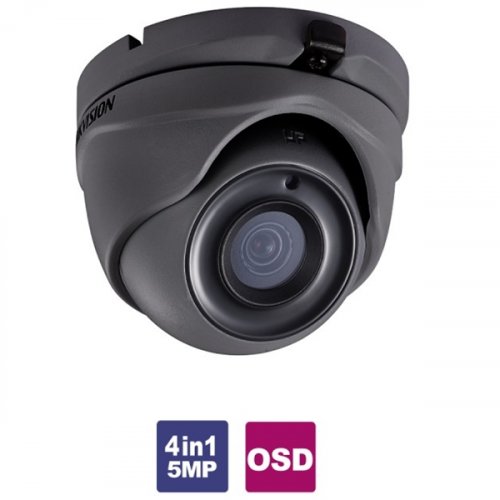 Κάμερα Dome 2.8mm IP67 Turbo-HD 4.0 5MP Γκρί DS-2CE56H0T-ITMF Hikvision