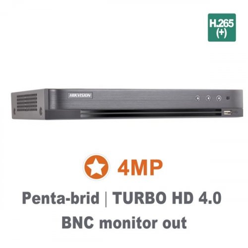 DVR 4 καναλιών Turbo-HD 4.0 4MP lite DS-7204HQHI-K1/A Hikvision