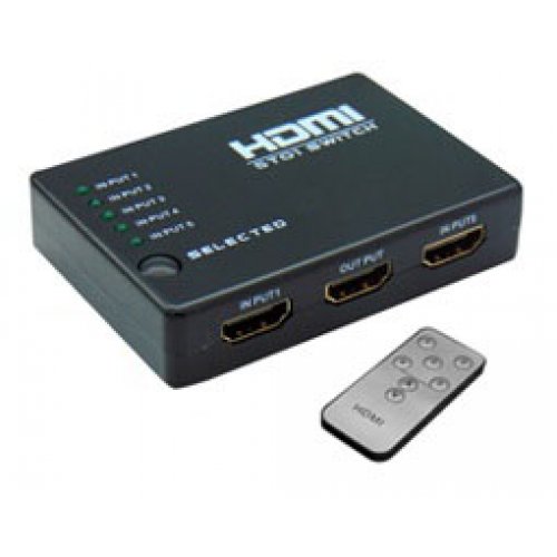 Switch auto 5 In HDMI Θηλυκό -> 1 Out HDMI Θηλυκό SWT-501 OWI