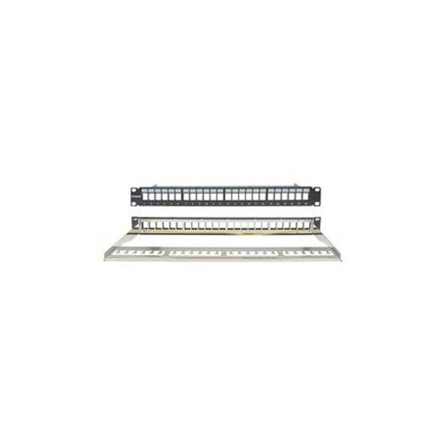 Patch Panel UTP CAT5e/CAT6 24P 1U keystone κενό PP5-23 SUT