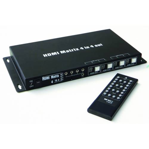 Matrix Switcher 4 In HDMI x 4 Out HDMI HDMI0404M Antiference
