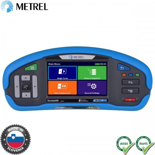 Γειωσόμετρο MI 3155 EurotestXD Euro Set Metrel