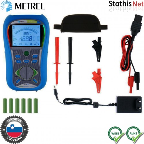 Tester μόνωσης / συνέχειας MI 3121H Smartec 2,5 kV Standard Set Metrel