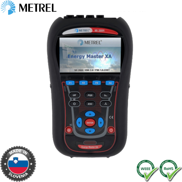 Αναλυτής ενέργειας και ποιότητας ισχύος MI 2884 Master Q4 Euro Set Metrel