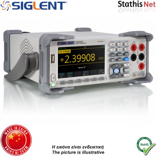 Πολύμετρο ψηφιακό πάγκου διπλής οθόνης 5 1/2 ψηφίων SDM3055  SIGLENT