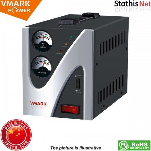 Σταθεροποιητής τάσης 500VA τύπου relay αναλογικός RM02-500VA VMARK
