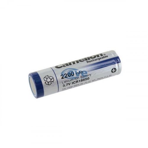 Μπαταρία Λιθίου 3.7V 18650 2200mAh Li-Ion 18650F-22 ICR Camelion