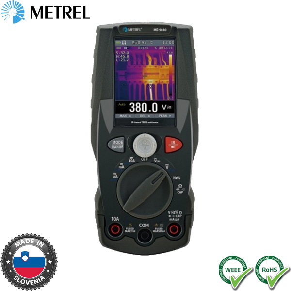 Πολύμετρο ψηφιακό με θερμική κάμερα MD 9880 Metrel