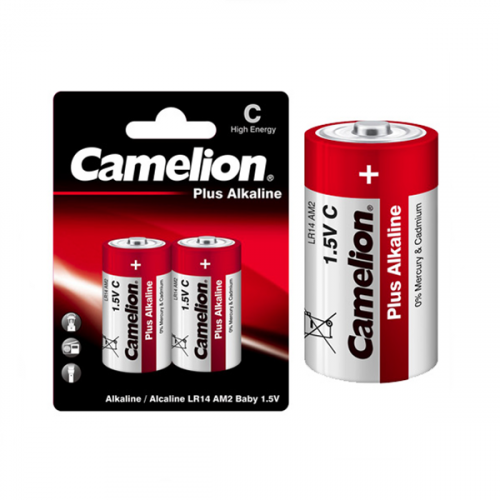 Μπαταρία αλκαλική LR14 C BL2pcs Plus Camelion