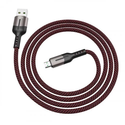 Καλώδιο φόρτισης & συγχρονισμού 5V 4A USB A -> Micro B USB 1.2m full speed μαύρο U68 Hoco