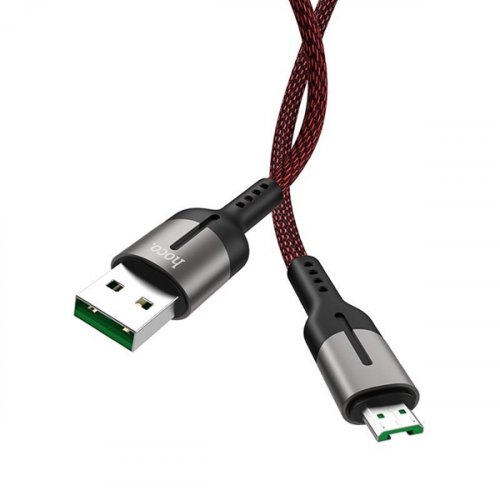 Καλώδιο φόρτισης & συγχρονισμού 5V 4A USB A -> Micro B USB 1.2m full speed μαύρο U68 Hoco
