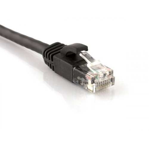 Καλώδιο patch cord UTP CAT5e 15m Μαύρο