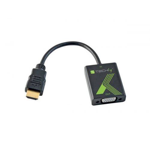 Μετατροπέας HDMI->VGA + Audio IDATA HDMI-VGA2A Techly