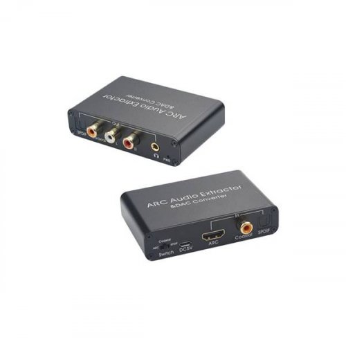 Mετατροπέας Ήχου από Ψηφιακό SPDIF (Οπτικό) ή RCA (Coaxial) ή HDMI ARC ->2 x RCA Θηλυκά ή RCA (Coaxial) CVT-585