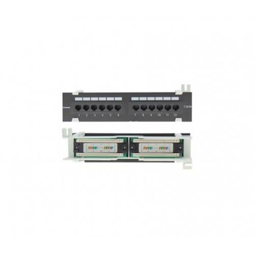 Patch panel UTP CAT5e 12P Επίτοιχο Safewell