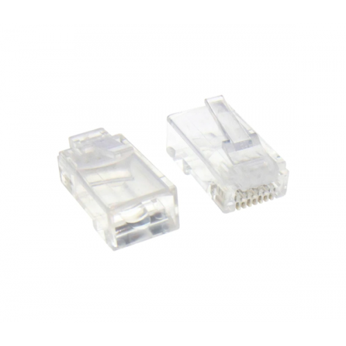 Φις τηλεφωνικό + Δικτύου 8P8C RJ45 αρσενικό CAT5e open type pass-through ECT12102 CZT