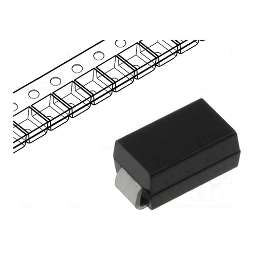 Δίοδος ανόρθωσης μονή 1.8µs 1000V 1A SMD S1M-E3/5AT Vishay