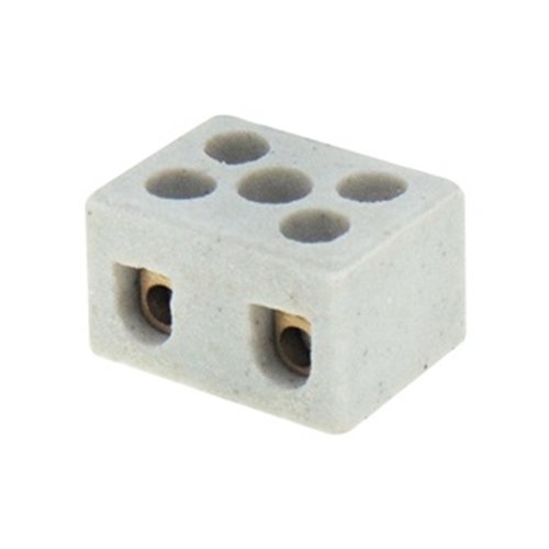 Κλέμα πορσελάνης 2pin 6mm² 5A 600°C 0525 FRH