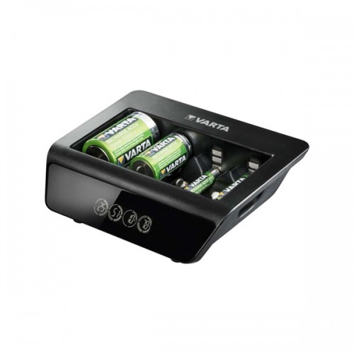Φορτιστής μπαταριών AA, AAA, C, D, 9V, USB LCD Universal Charger+ 57688101401 VARTA