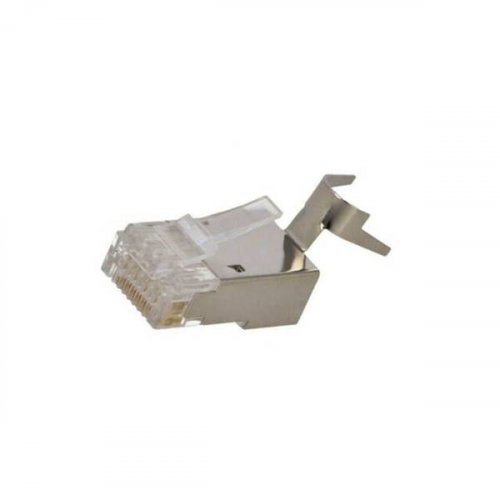 Φις τηλεφωνικό + Δικτύου 8P8C RJ45 αρσενικό module plug  STP CAT6a - 7 - 7a - CAT8.1 MP0033 Logilink