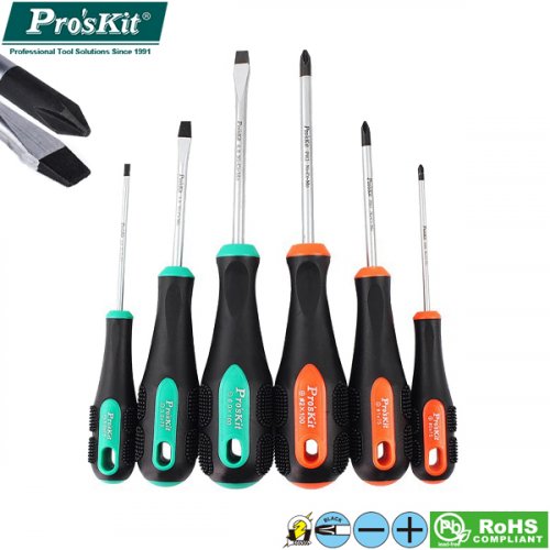 Κατσαβίδια Σετ 6τεμ SD-2301 Pro-Soft Pro'sKit