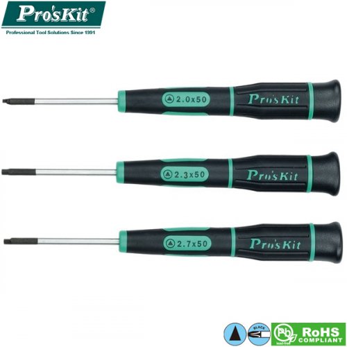 Κατσαβίδια ακρίβειας Tri-Wing Σετ 3τεμ SD-081F Pro-Soft Pro'sKit