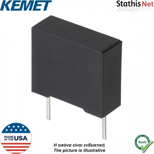 Πυκνωτής πολυπροπυλενίου MKΤ X2 440VAC 10nF P10mm R47 KEMET
