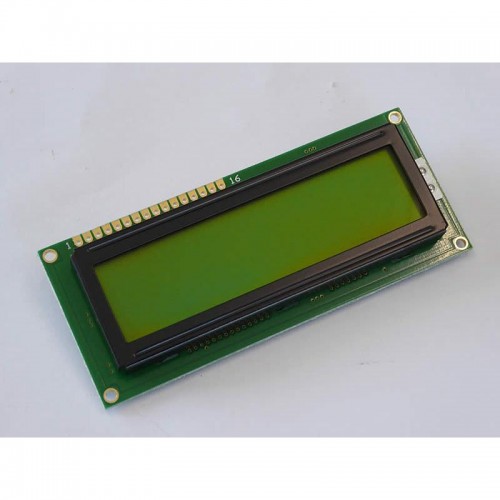LCD display 2x16 100x42x8.5mm STN positive16pin πράσινου φωτισμού DEM16214SYH-LY DISPLAY ELEKTRONIK