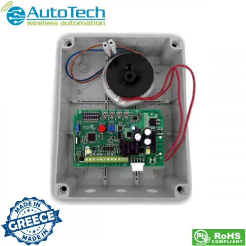 Πλακέτα ελέγχου κινητήρων 24 VDC με encoder για πόρτες οροφής 433,92 Mhz AT7070IT Autotech