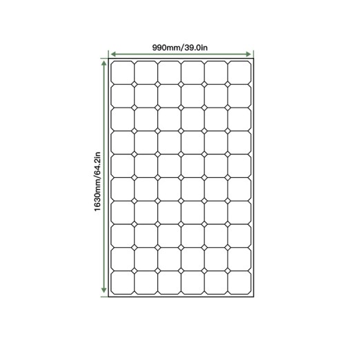 Πάνελ φωτοβολταϊκό 280Wp 24V 60cells MPPT SRM-280P Sunergy