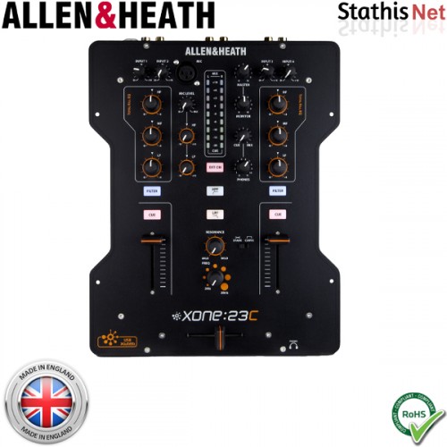 Μίκτης Ηχου 2 καναλιών υψηλής απόδοσης Xone 23C Allen&Heath