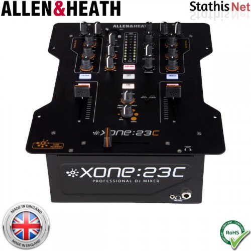 Μίκτης Ηχου 2 καναλιών υψηλής απόδοσης Xone 23C Allen&Heath