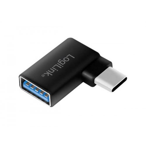 Αντάπτορας OTG  type c αρσενικό -> USB A θηλυκό γωνία 90* AU0055 Logilink