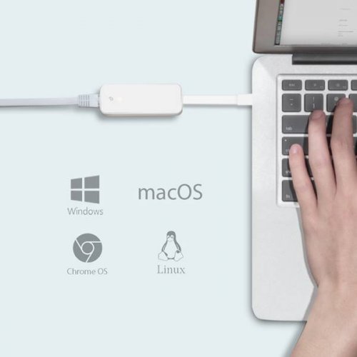 Αντάπτορας Προσαρμογέας USB TYPE C 3.0 -> RJ45 θηλυκό δικτύου 1000Mbps UE300C TP-LINK