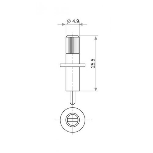 Αξονάκια για trimmer PT10 λευκό 5115 Piher