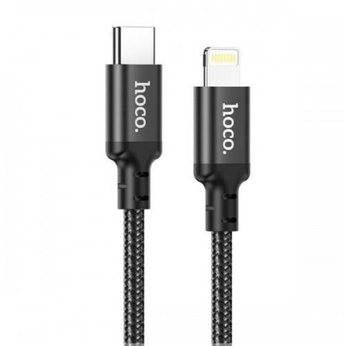 Καλώδιο φόρτισης & συγχρονισμού 20W USB Type-C & Lightning 2m full speed μαύρο X14PDL2 Hoco