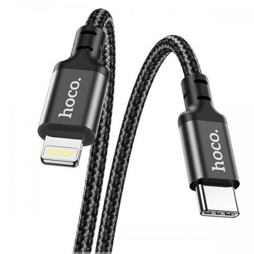 Καλώδιο φόρτισης & συγχρονισμού 20W USB Type-C & Lightning 2m full speed μαύρο X14PDL2 Hoco