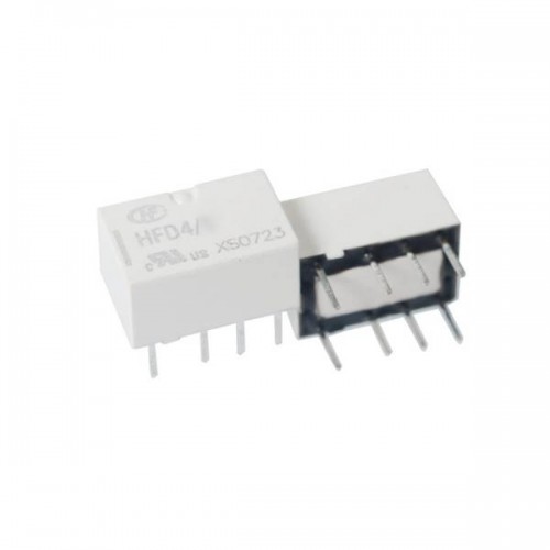 Relay ultra mini 12V 0.5A DC 2pins DPDT HFD4/12 Hongfa Relay ultra mini 12V 0.5A DC 2pins DPDT HFD4/12 Hongfa