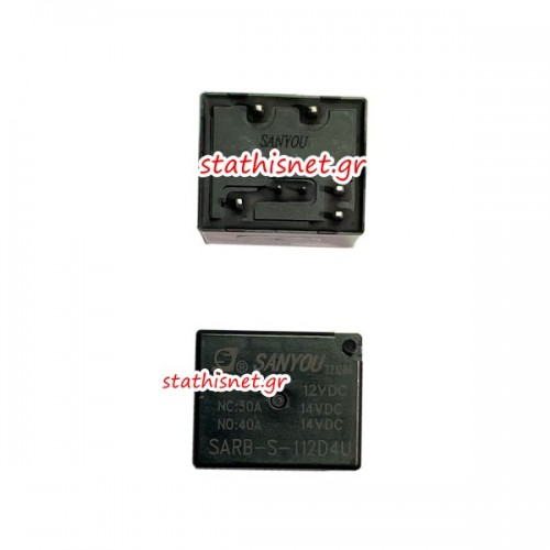 Relay auto 12V DC 40A 1C/O Pcb SARB-S-112D4U Sanyou