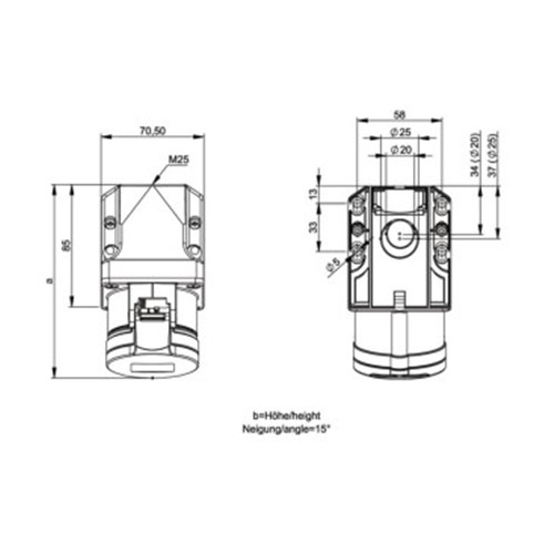 Πρίζα τοίχου βιομηχανική θηλυκή 3pin 16A 230VAC IP44 113-6K PCE