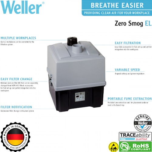 Μονάδα εξαγωγής καπνού Zero Smog EL Kit 1 FT91012699N Weller