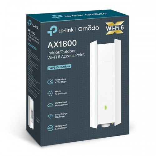 Access Point Ασύρματο AX1800 MU-MIMO Gigabit Indoor/Outdoor Wi-Fi 6 EAP610-Outdoor TP-LINK