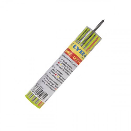 Ανταλλακτικές μύτες 2,8mm 3 χρωμμάτων για αυτόματο μηχανικό μολύβι LYRA Dry Basic