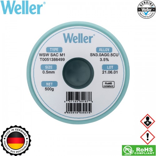 Κόλληση 500gr 0.5mm WSW SAC M1 T0051386499 Weller