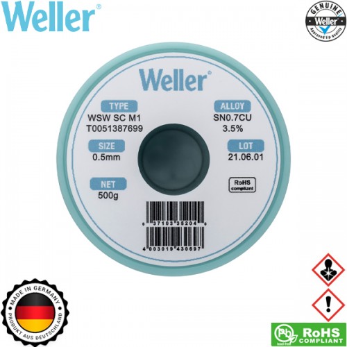 Κόλληση 500gr 0.5mm WSW SC M1 T0051387699 Weller