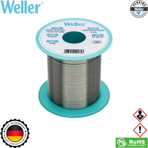 Κόλληση 100gr 0.8mm WSW SCN M1 T0051401399 Weller