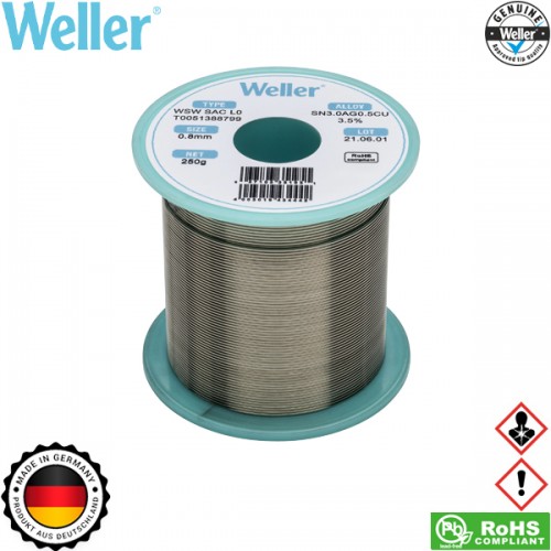 Κόλληση 250gr 0.8mm WSW SAC L0 T0051388799 Weller