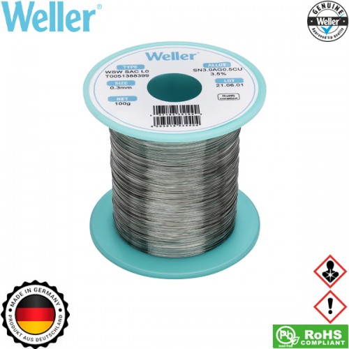 Κόλληση 100gr 0.3mm WSW SAC L0 T0051388399 Weller