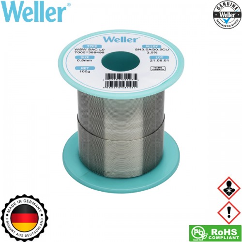 Κόλληση 100gr 0.5mm WSW SAC L0 T0051388499 Weller